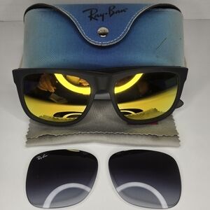 Ray-Ban RB4165 Justin Classic Black Sunglasses